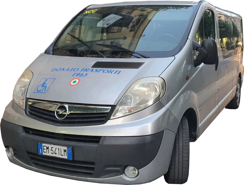 Mezzo Donato Trasporti attrezzato per il trasporto assistito